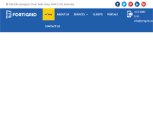 Tablet Screenshot of fortigrid.com